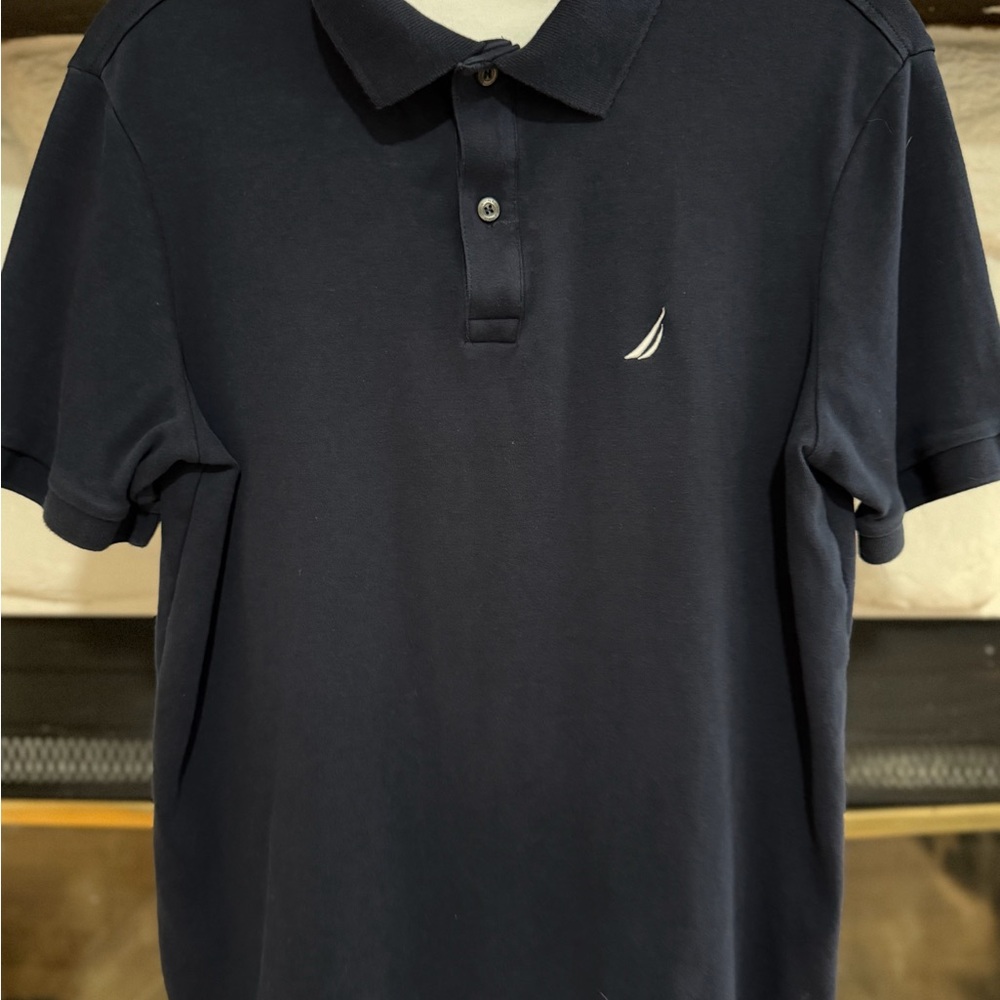 Nautica Dark Blue Polo Shirt